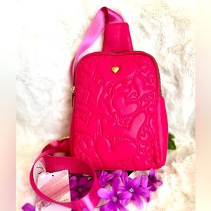 NWT Blush Kiss crossbody bag